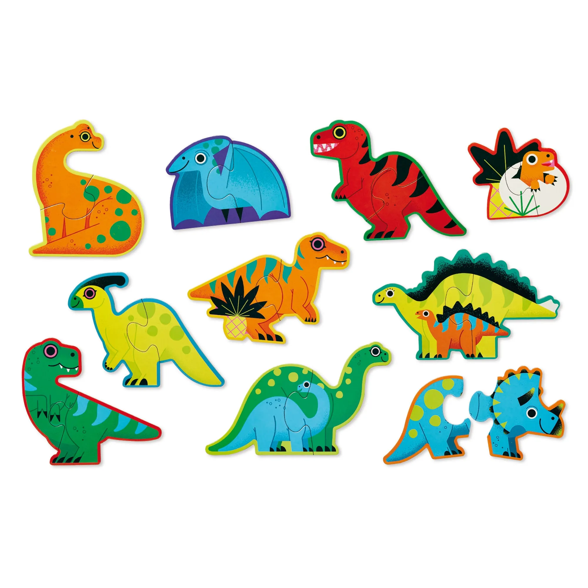 2 Piece Puzzle - Dinosaurs