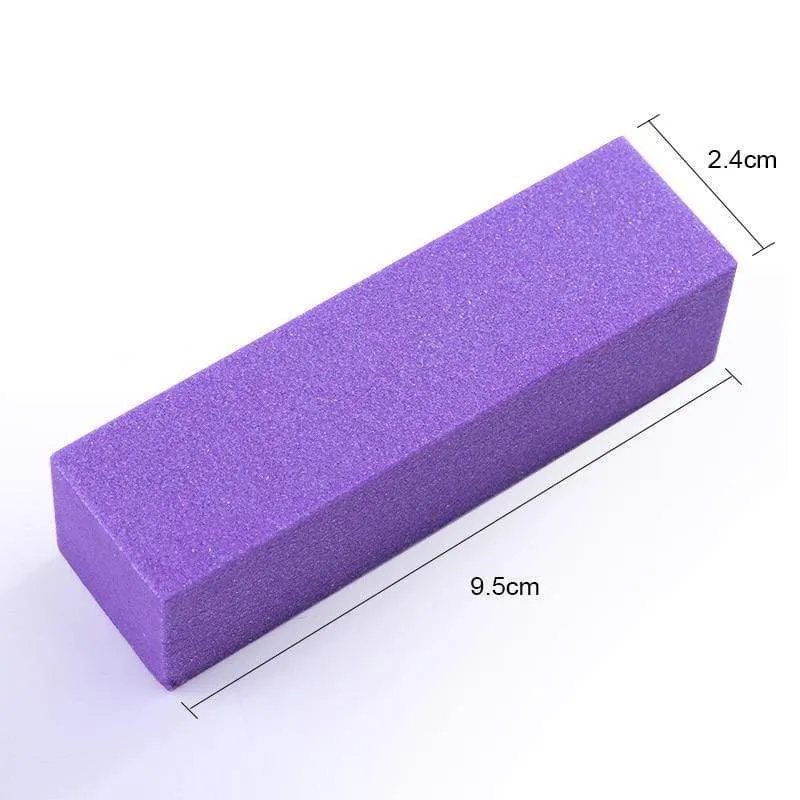 5/10Pcs Nail Buffers Files Set Sponge Sanding Block Grinding Polishing Manicuring Pedicure Professional Nail Art Tools