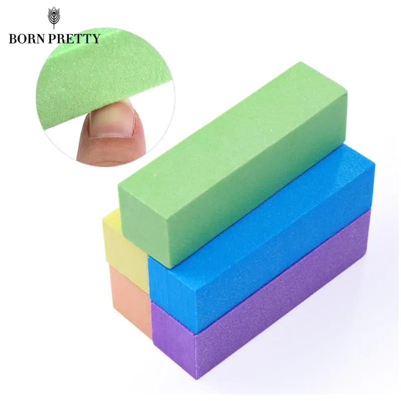 5/10Pcs Nail Buffers Files Set Sponge Sanding Block Grinding Polishing Manicuring Pedicure Professional Nail Art Tools