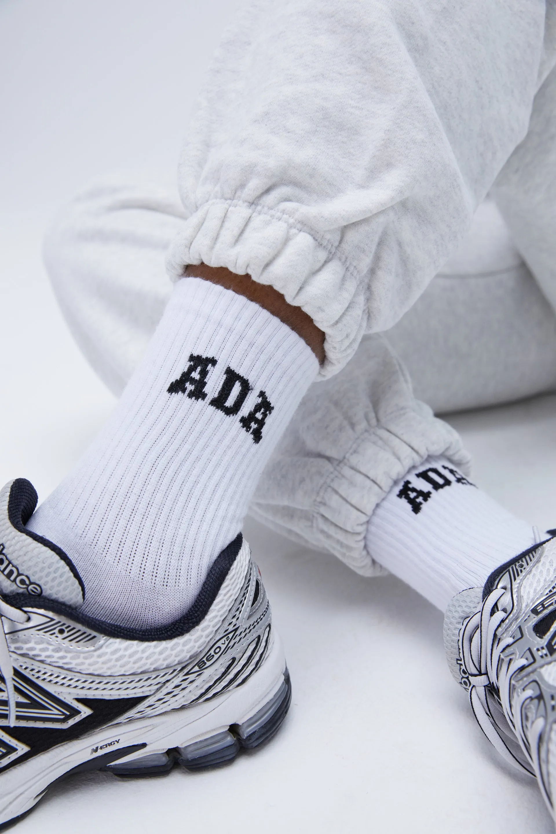 ADA Socks - White/Black