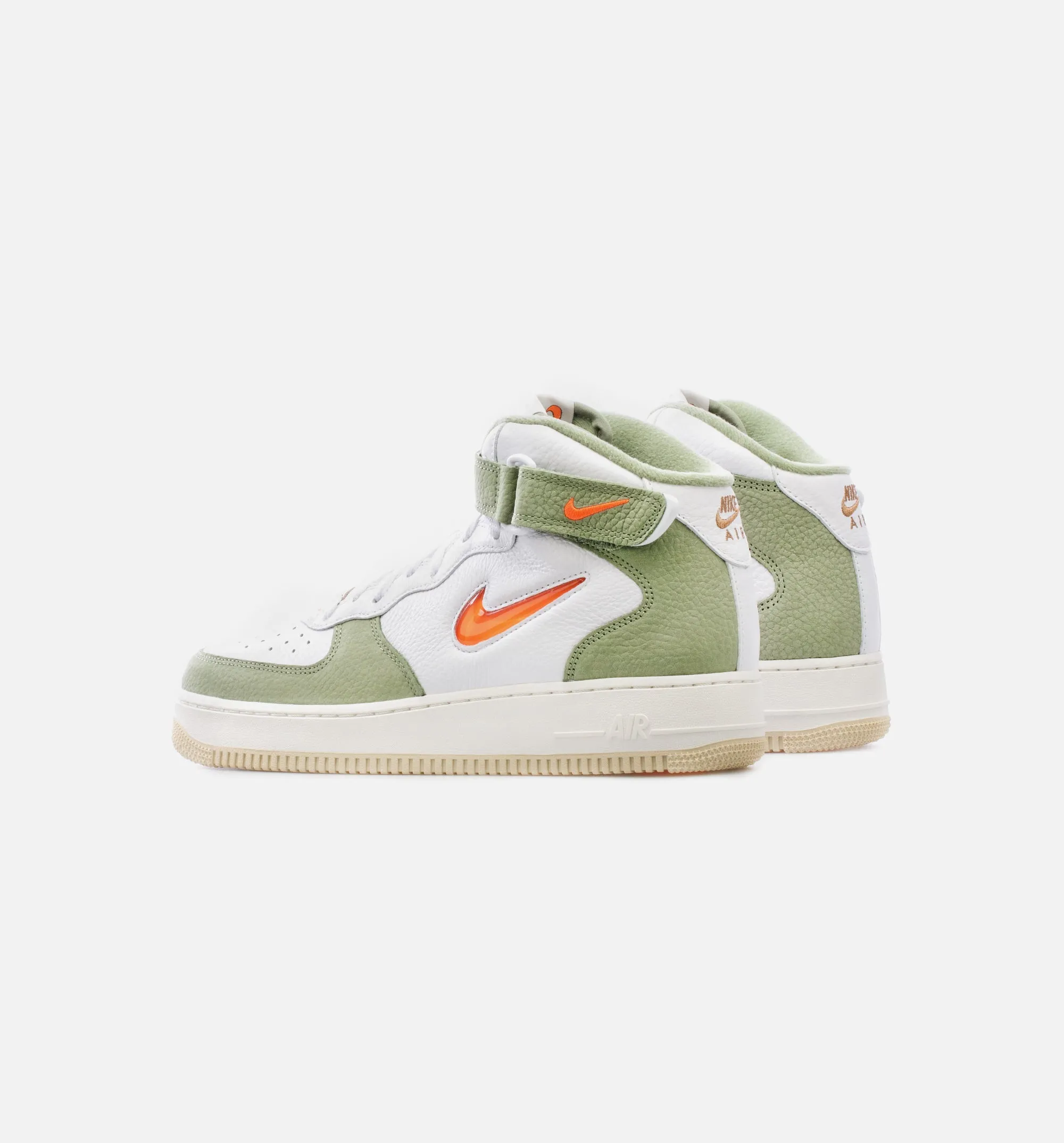 Air Force 1 Mid '07 Mens Lifestyle Shoe - Green/Orange