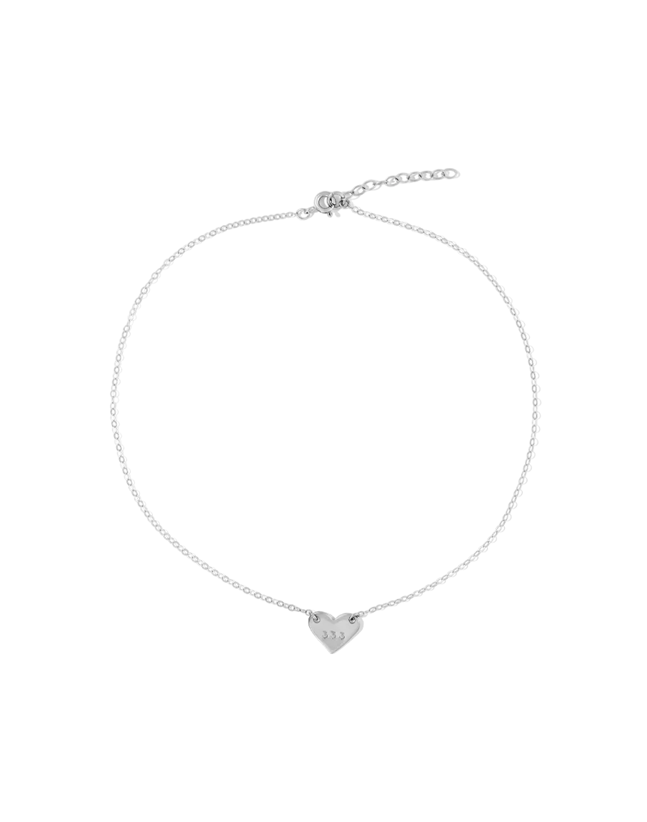 Angel Numbers Heart Choker