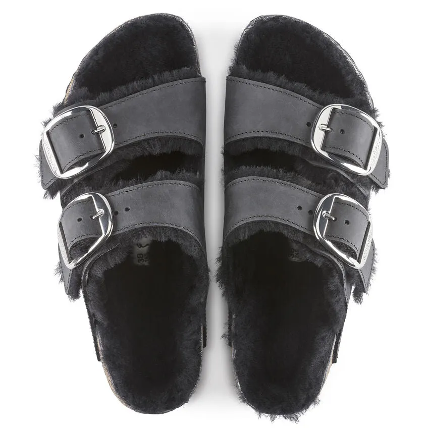 Arizona Big Buckle Shearling Black        