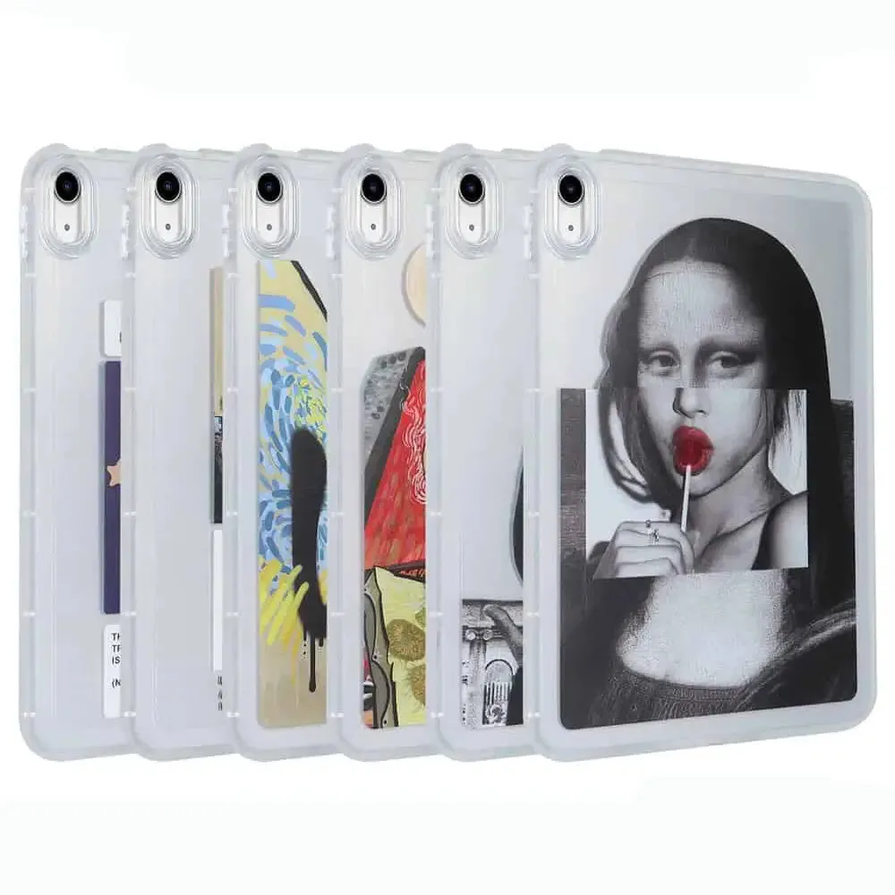 Art Case for IPad Mini Transparent Silicone Case