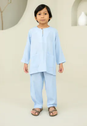 Baju Melayu Boy (Soft Blue)