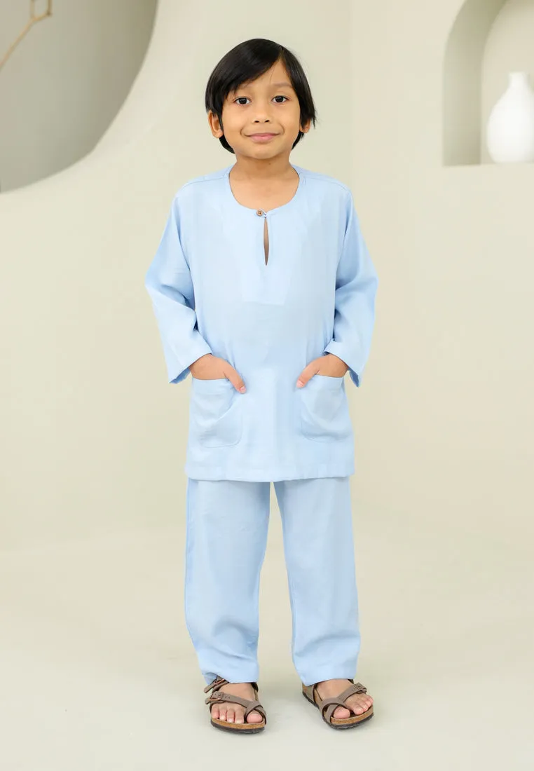 Baju Melayu Boy (Soft Blue)