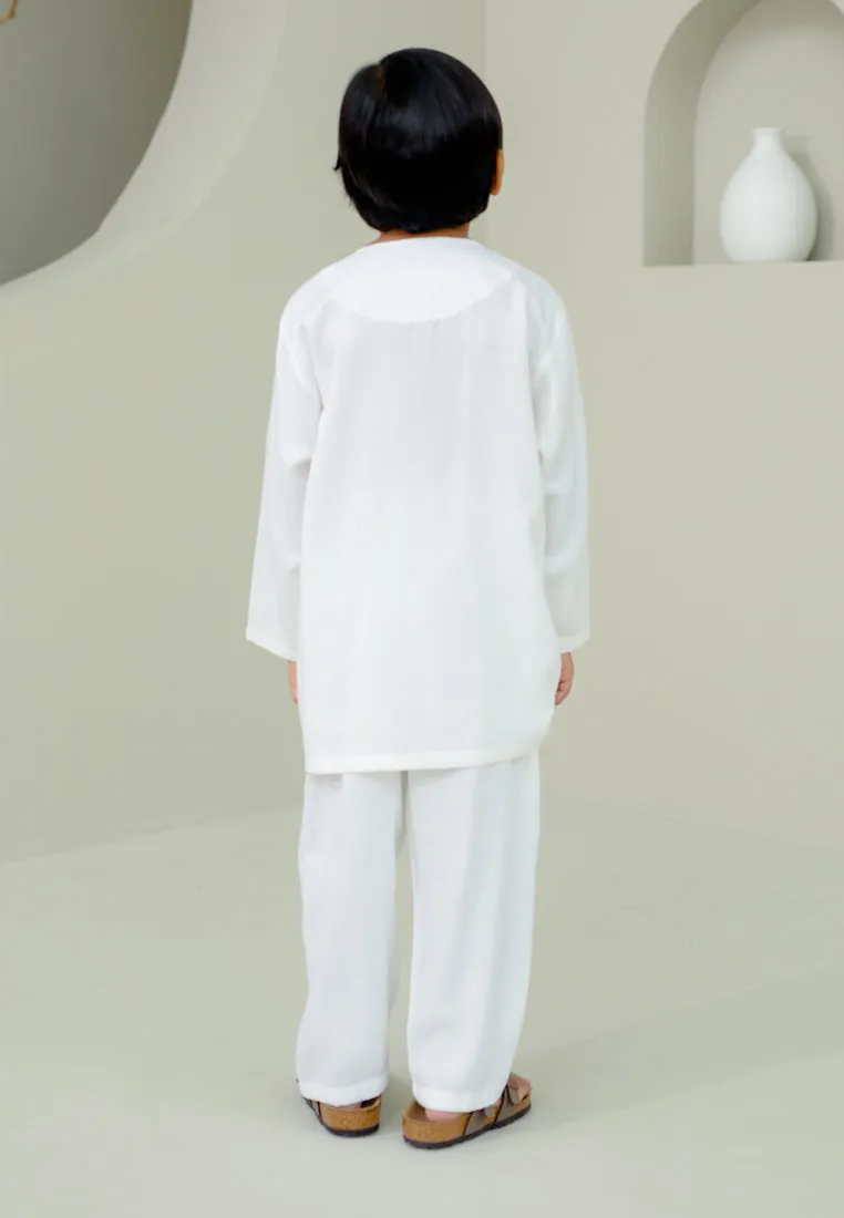 Baju Melayu Boy (White)