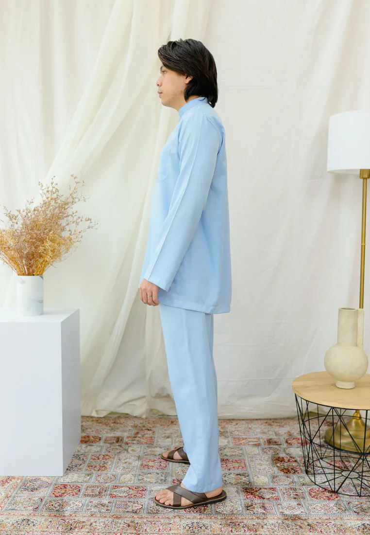 Baju Melayu Daisy Men (Baby Blue)