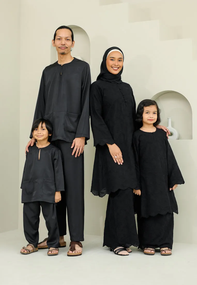 Baju Melayu Men (Black)