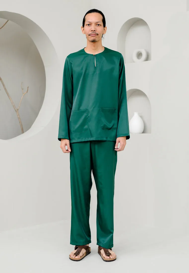 Baju Melayu Men (Emerald Green)