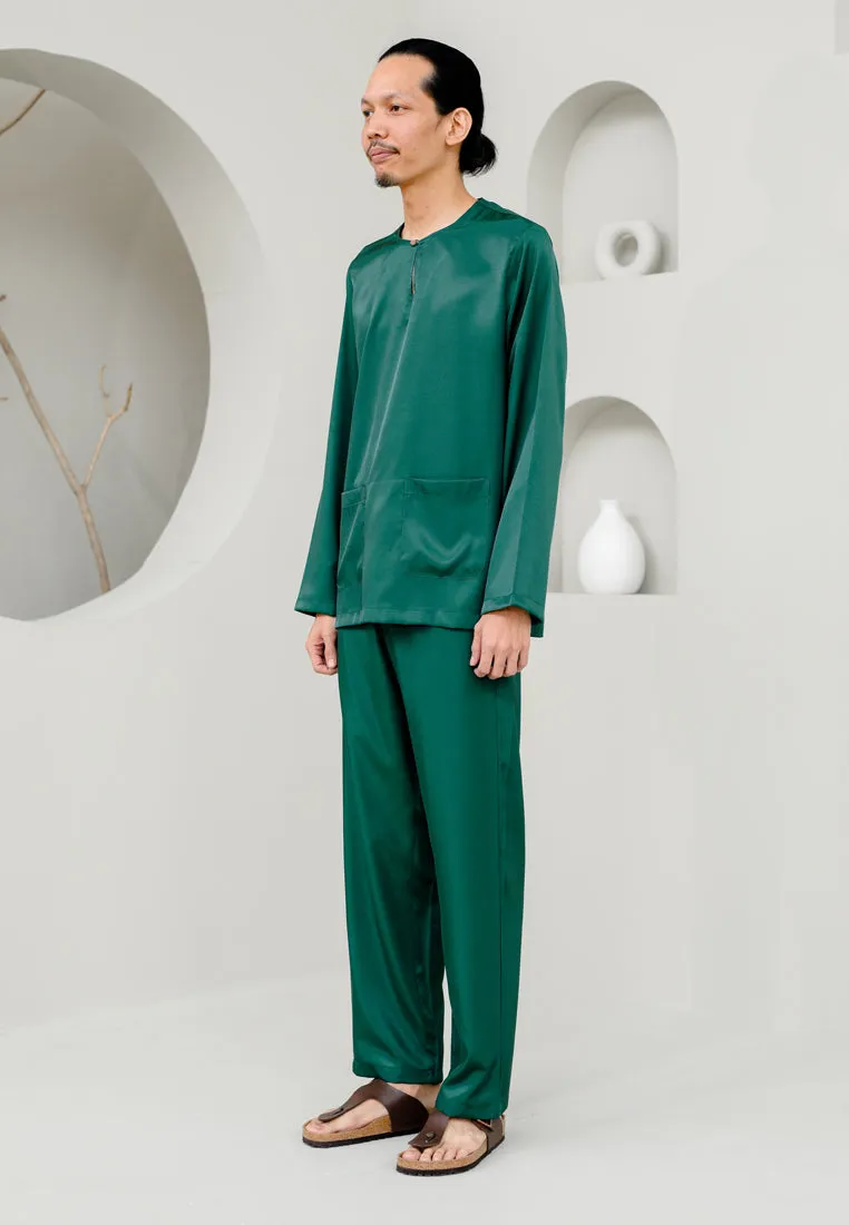 Baju Melayu Men (Emerald Green)