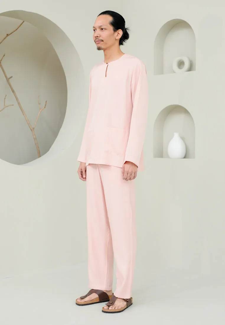 Baju Melayu Men (Pinky Peach)