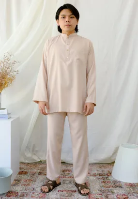 Baju Melayu Tulip Men ( Nude Brown )