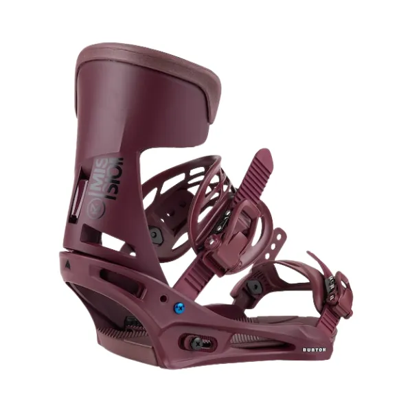 Burton 2024 Men's Mission Re:Flex Snowboard Bindings - Almandine