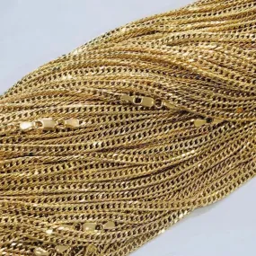 Cadena Cuban Link Necklace 18K Gold