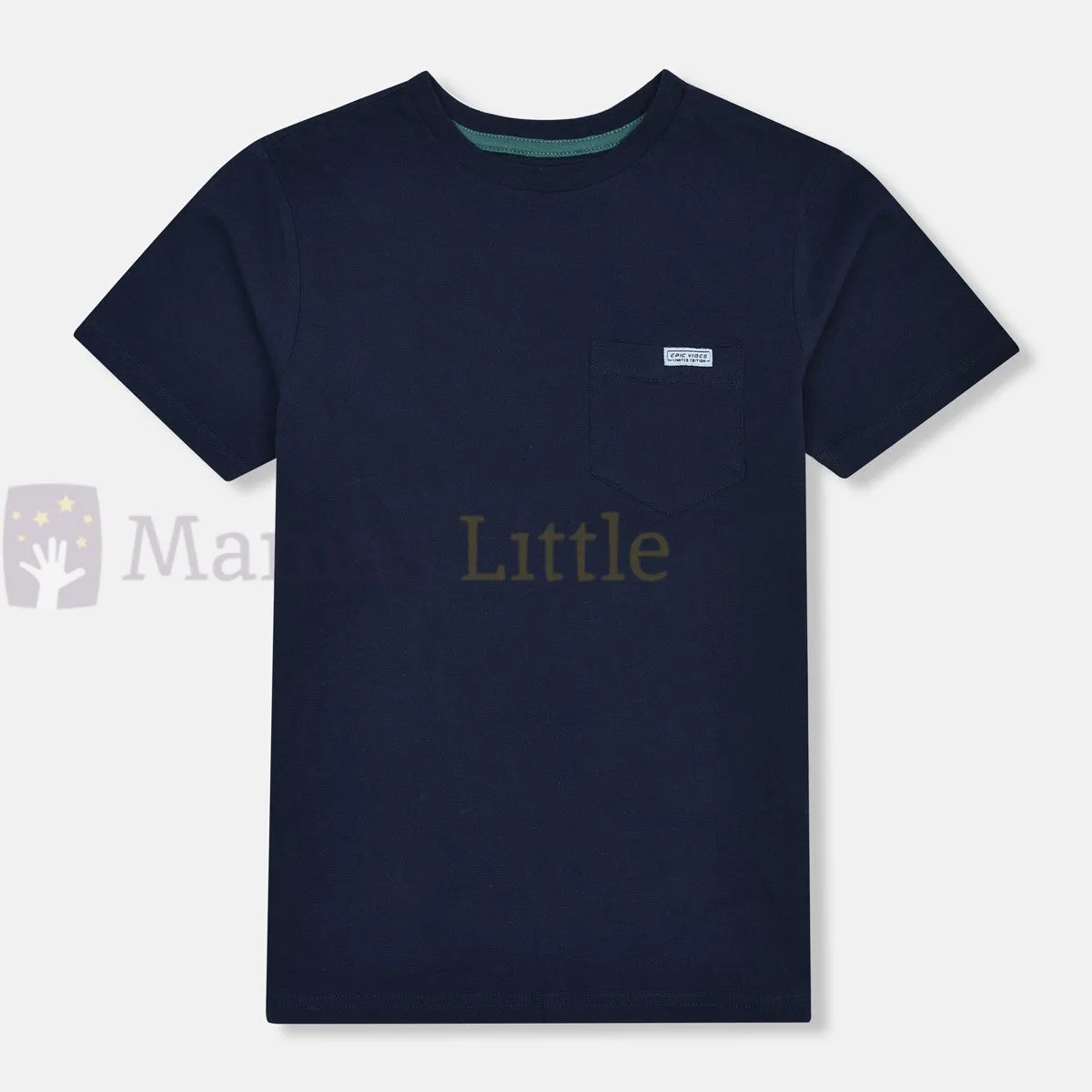 Chest Pocket Navy T Shirt 13041