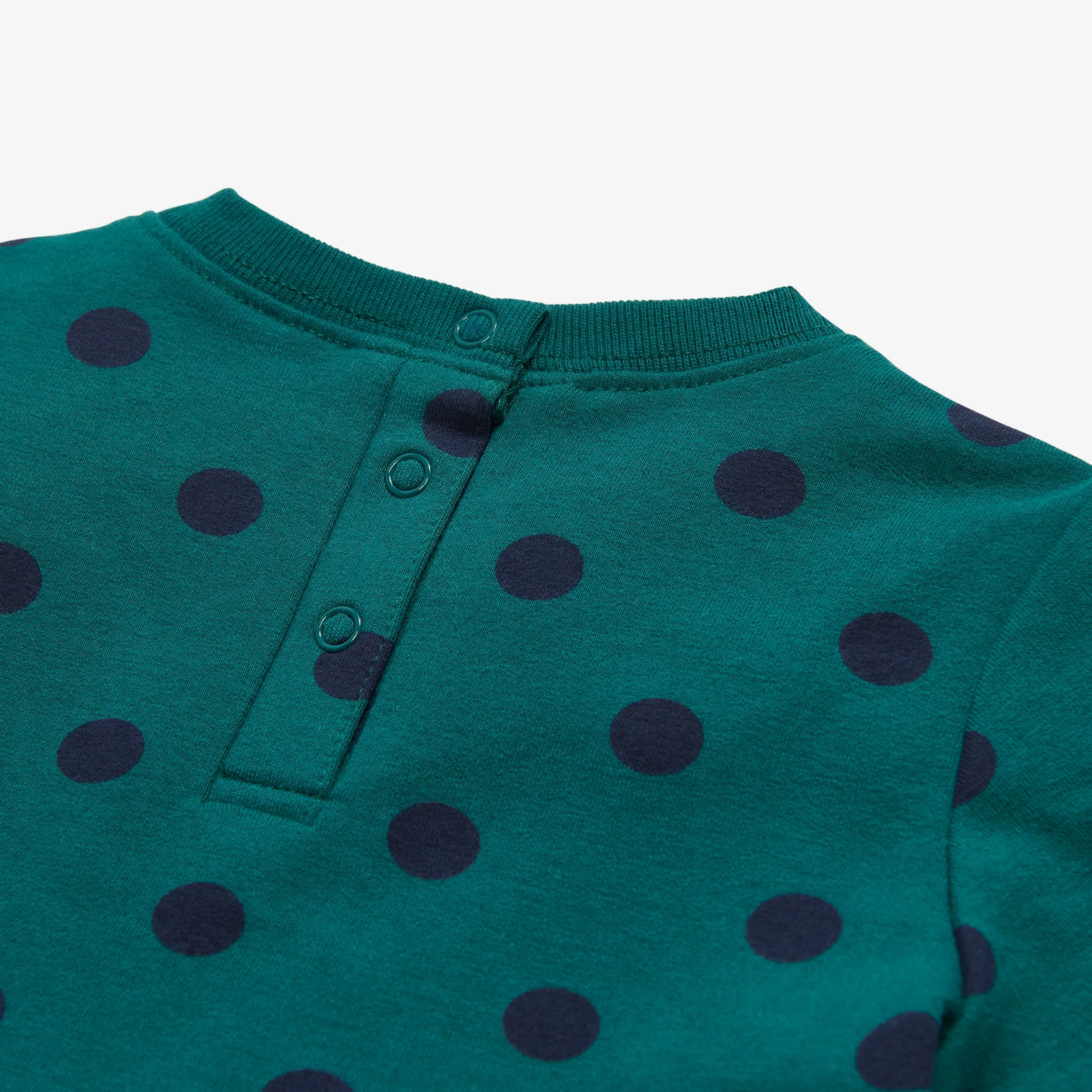 Clearance baby cozy pocket dress in dot