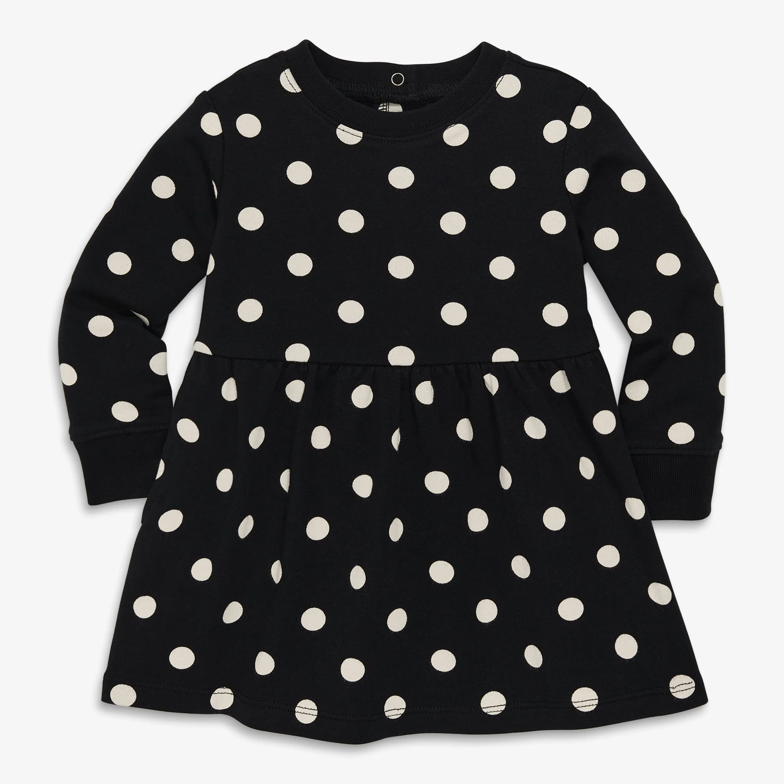 Clearance baby cozy pocket dress in dot