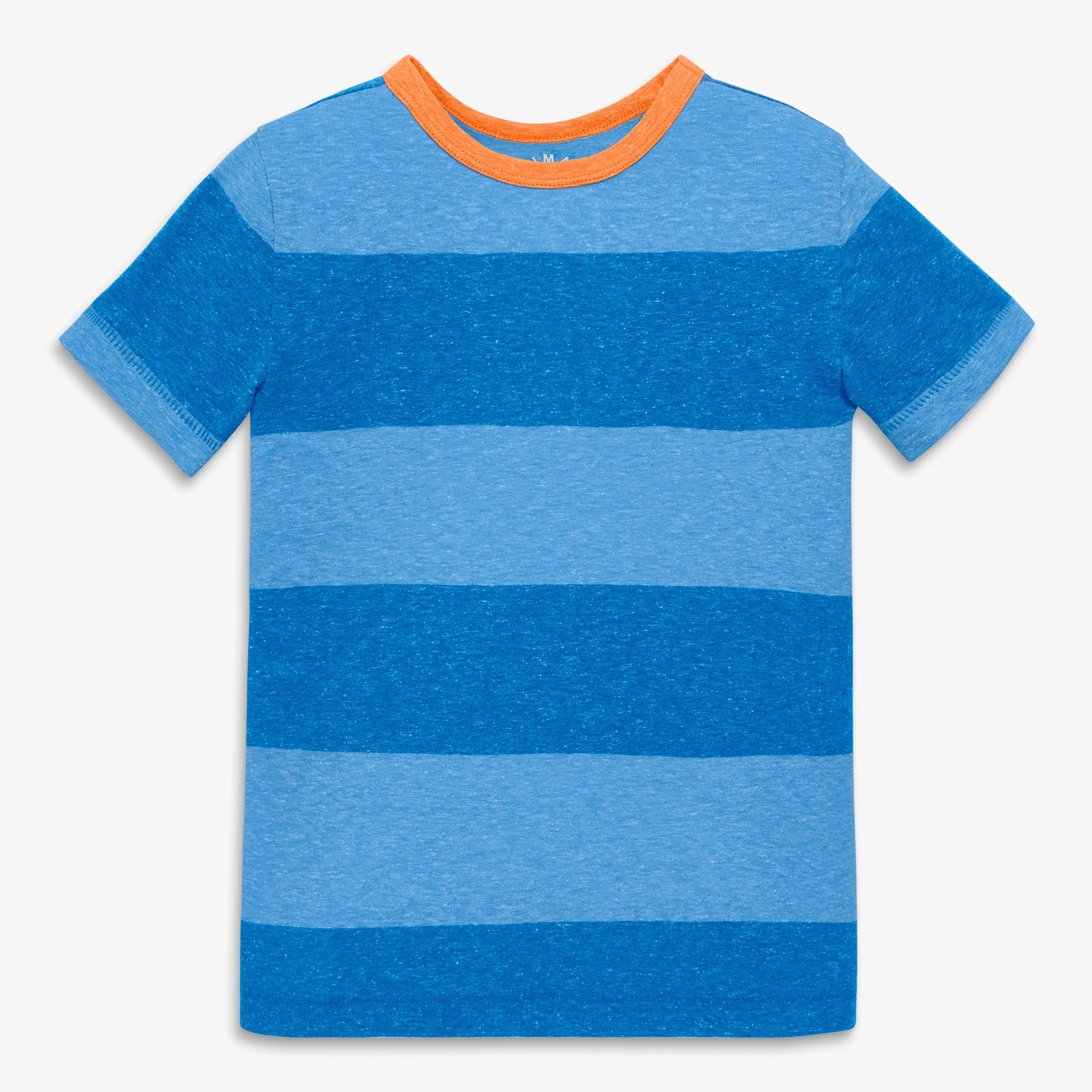 Clearance heathered rugby stripe tee