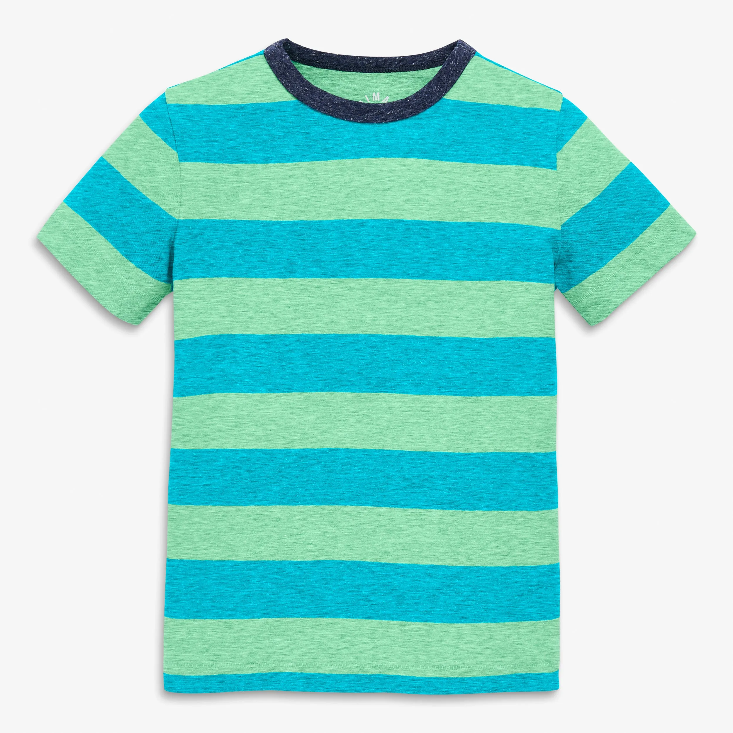 Clearance heathered rugby stripe tee