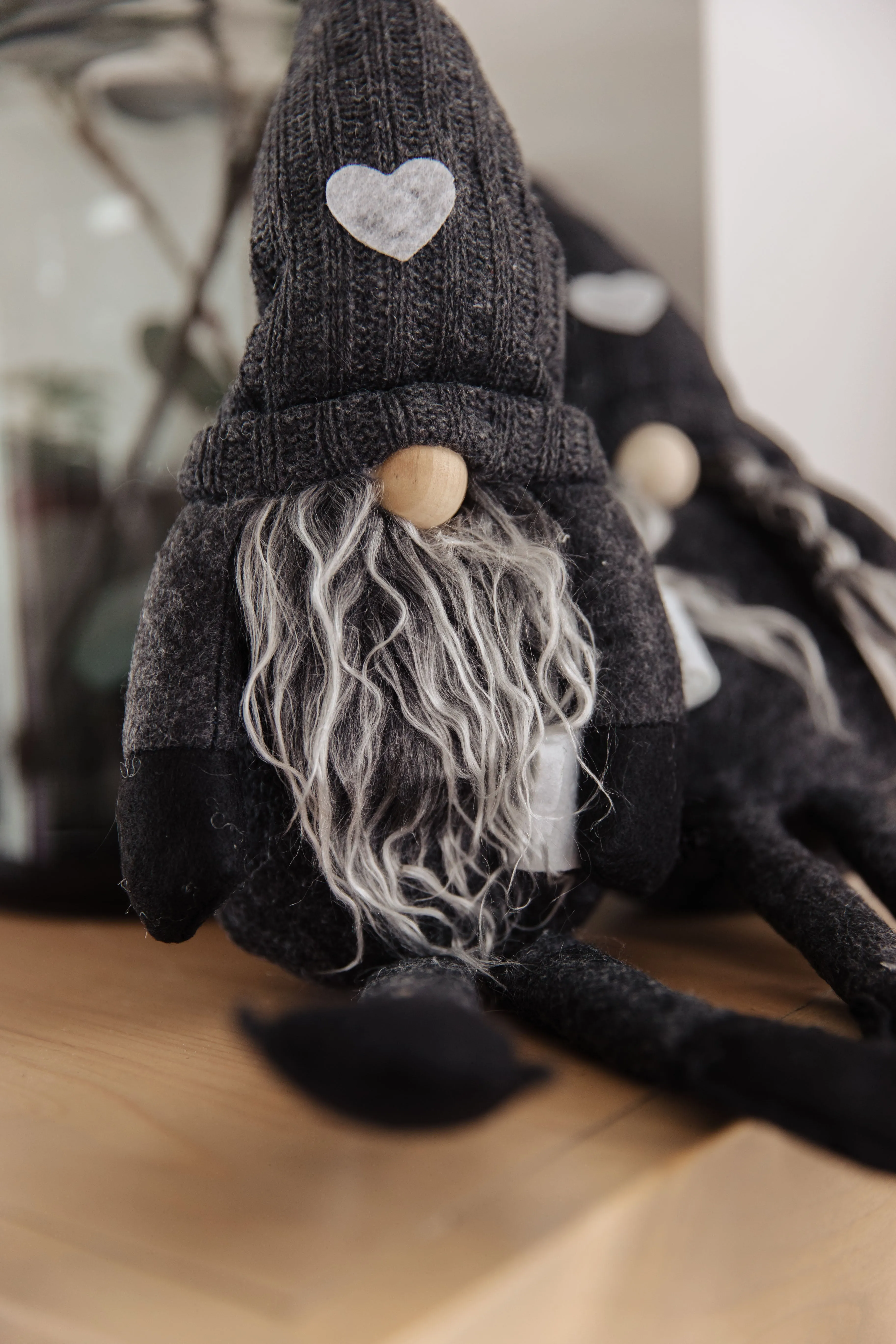 Coffee Lover Gnomes Set of 2 in Charcoal- USE CODE SPRING24 for 40% OFF!!!!