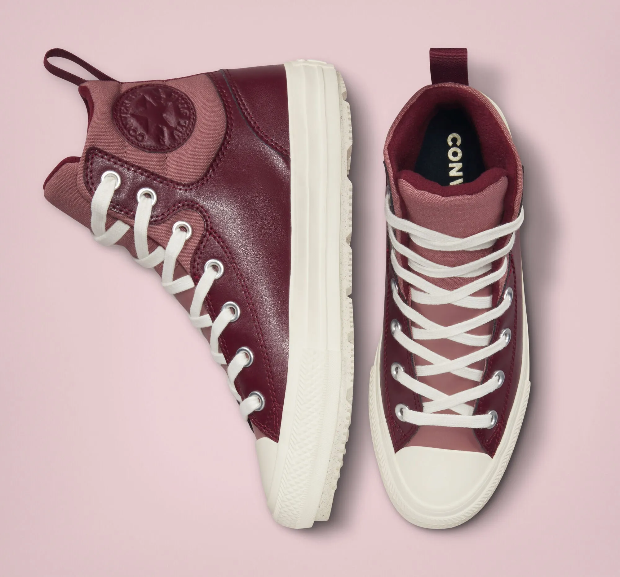 Converse - Women's Berkshire Hi Top Dark Beetroot/Saddle/Egret A00914C