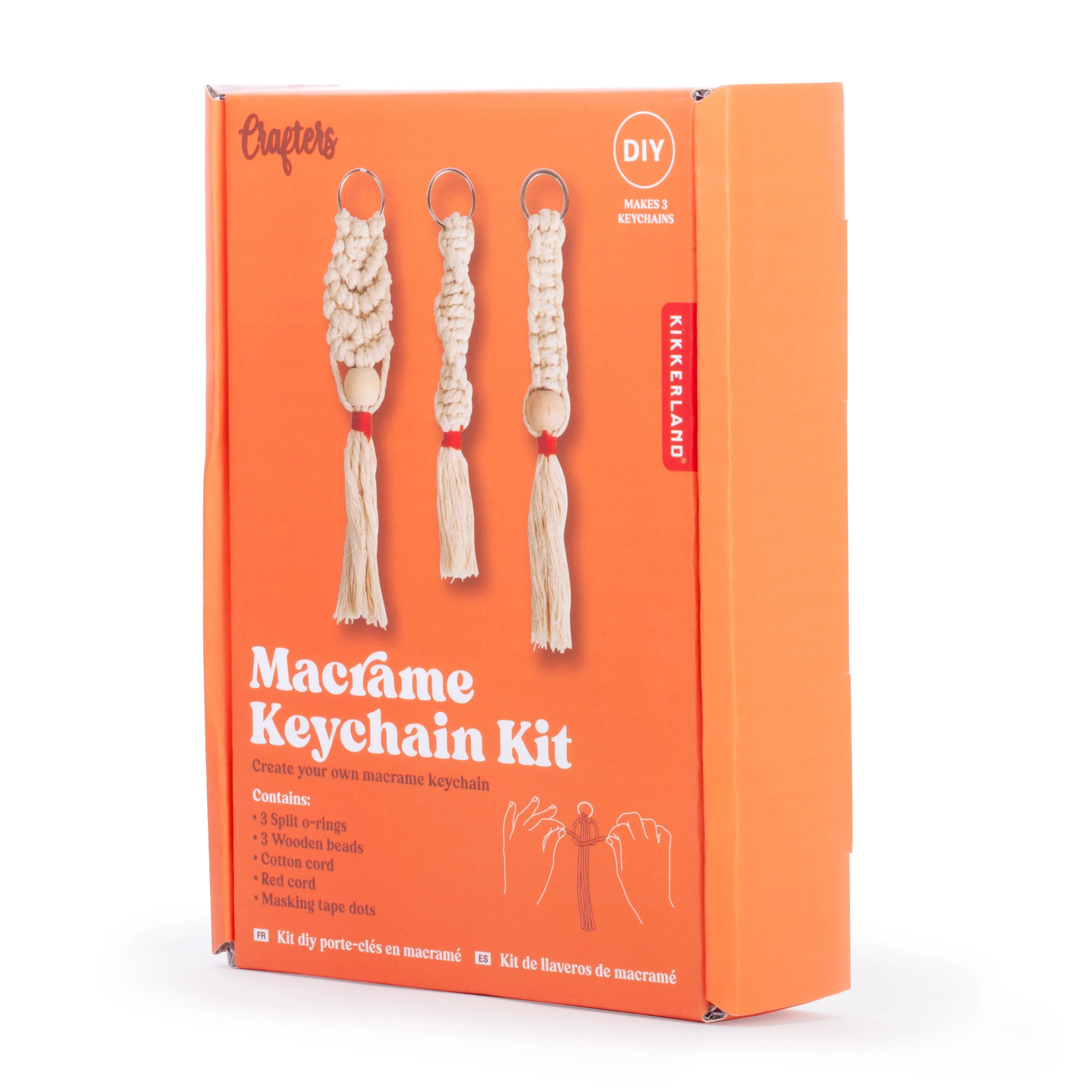 Crafters DIY Macrame Keychain Kit