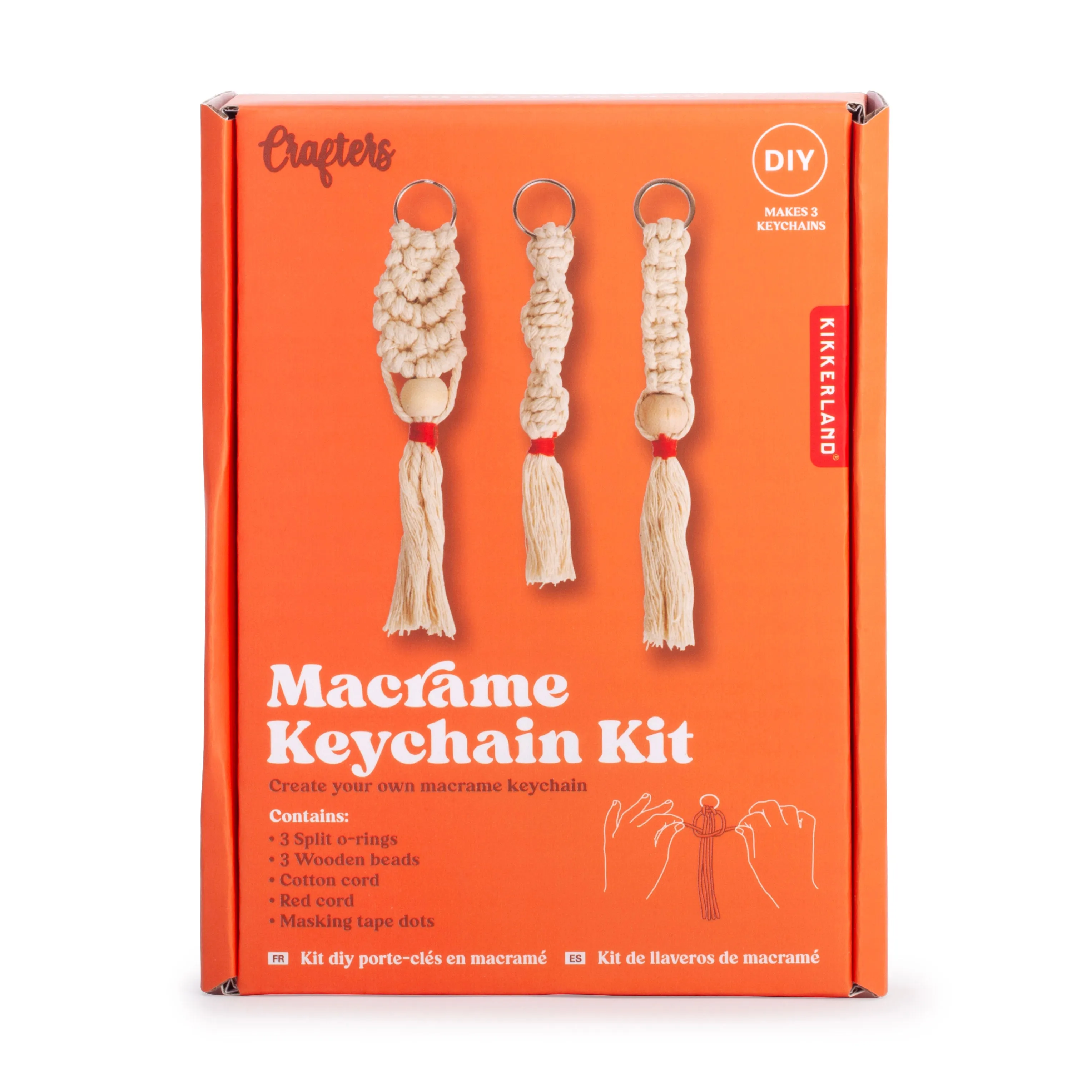 Crafters DIY Macrame Keychain Kit