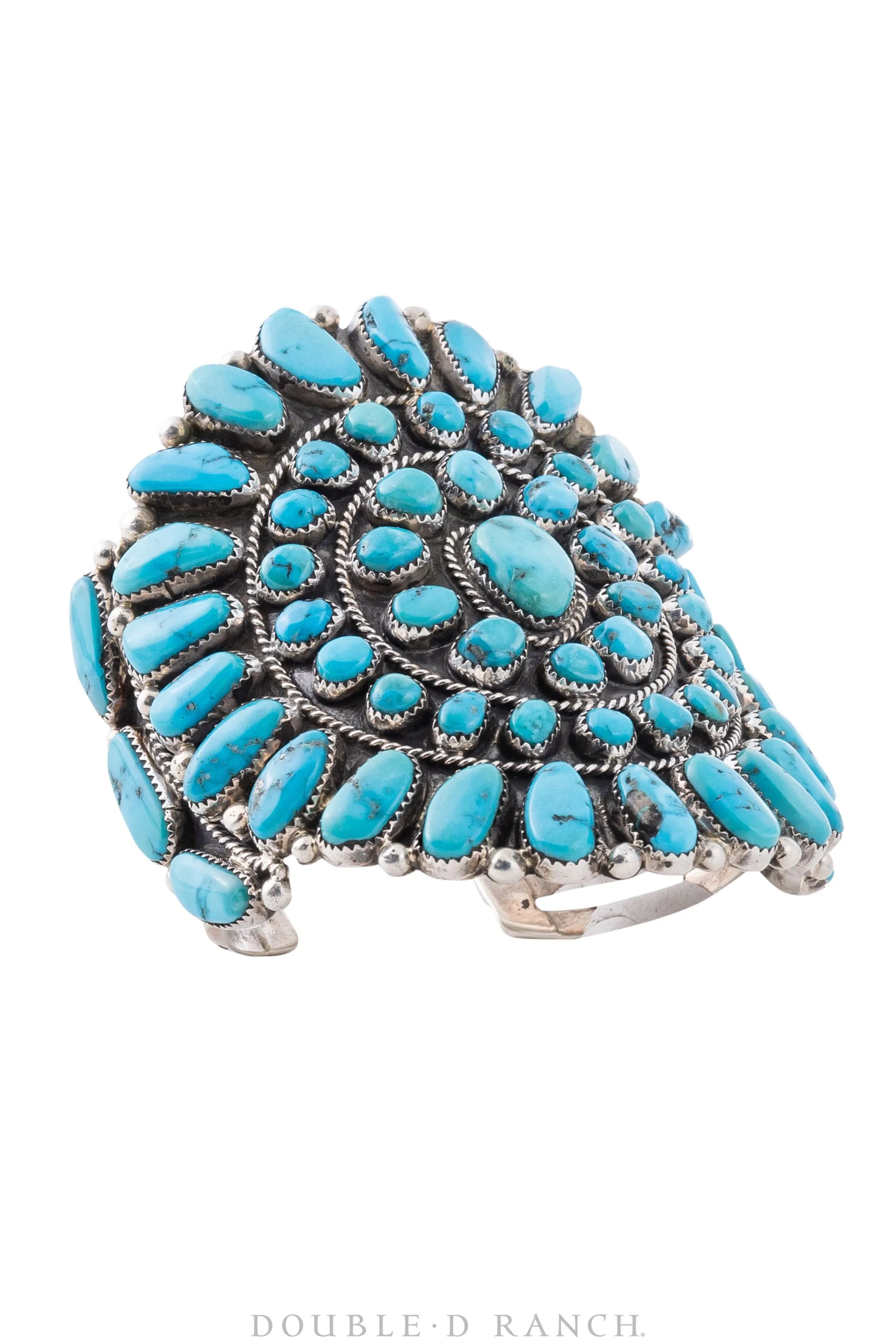 Cuff, Turquoise, Cluster, Hallmark, Contemporary, 3008