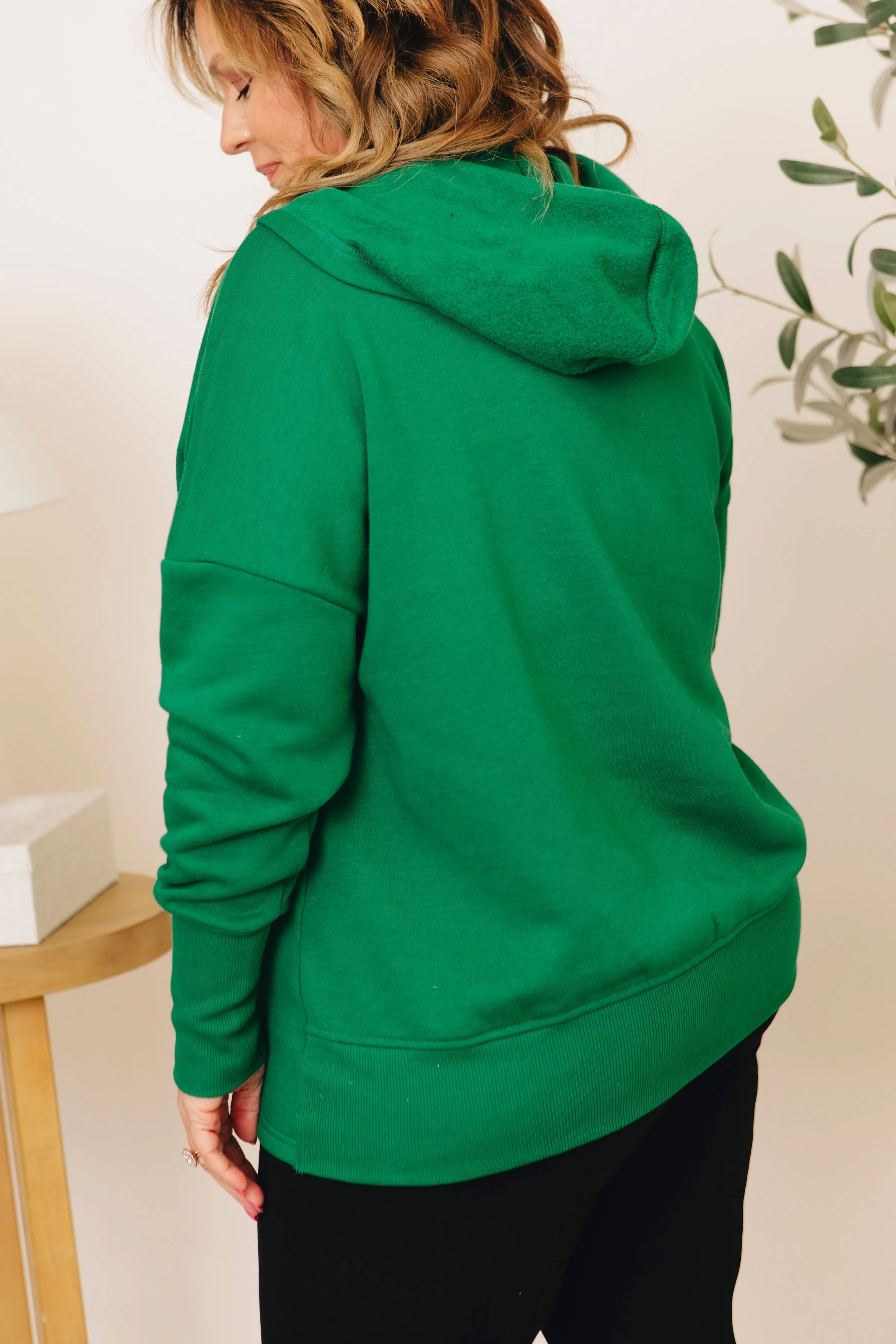 Doorbuster - Half Button Fleece Hooded Pullover (S-L)