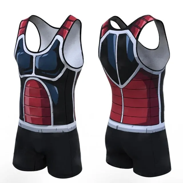 Dragon Ball Z 'Rouge' Men's Powerlifting Singlet