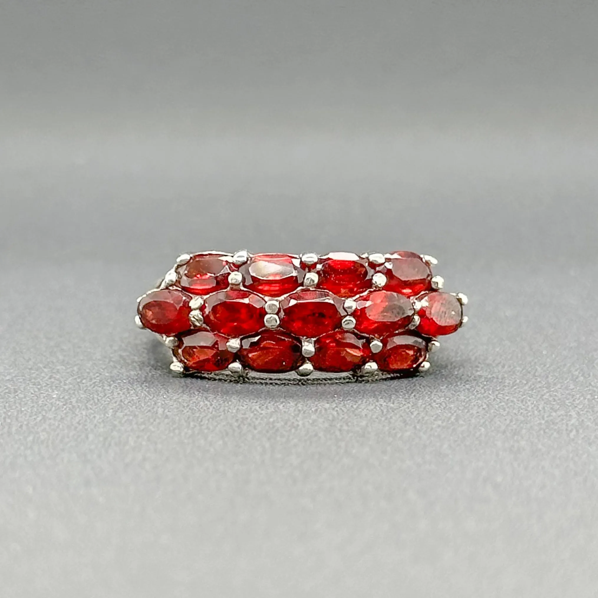 Estate SS Red Stone Ring