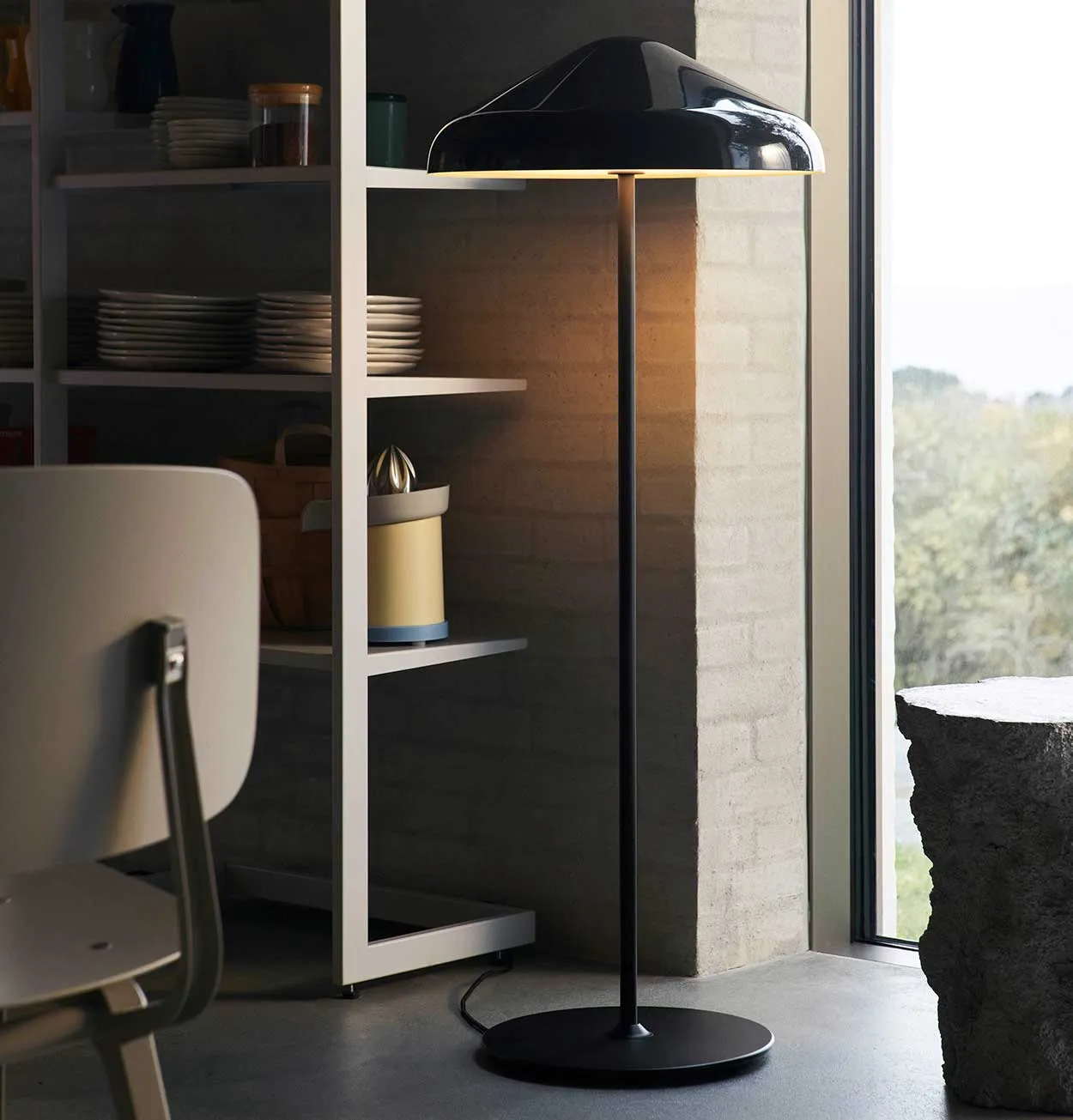 HAY Pao Floor Lamp in Black