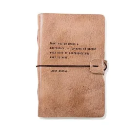 Jane Goodall Leather Journal