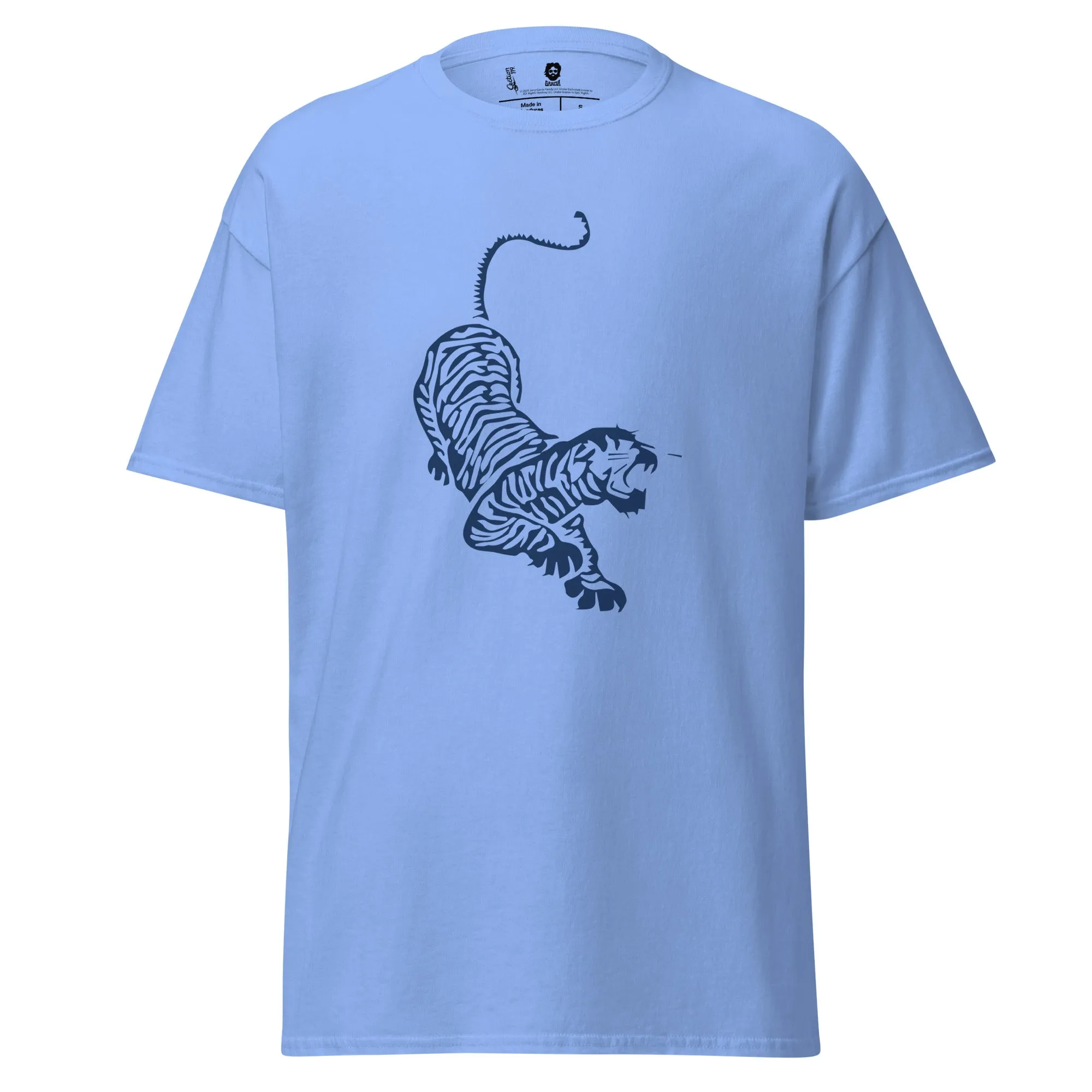 Jerry Garcia | Eco Friendly Tee | Tiger Baby Blue