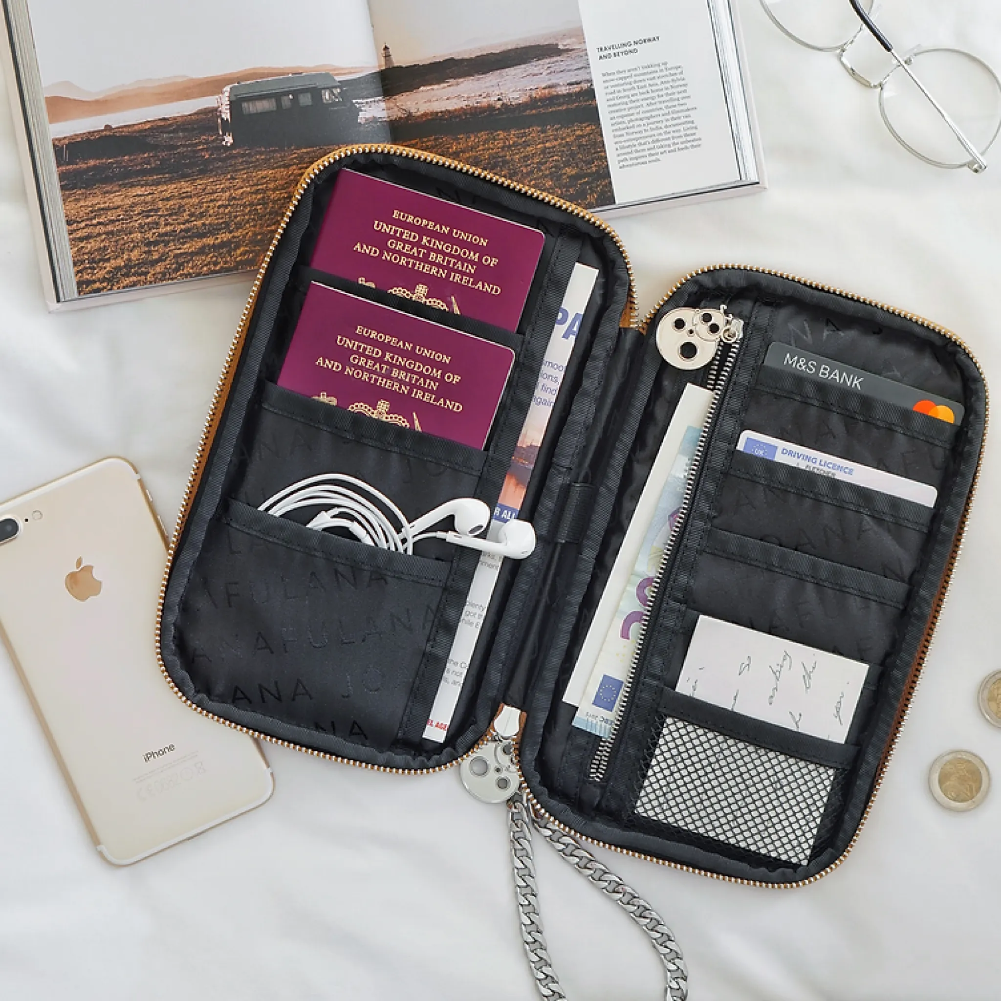 Joana Fulana Travel Wallet | Treasure Garden Collection