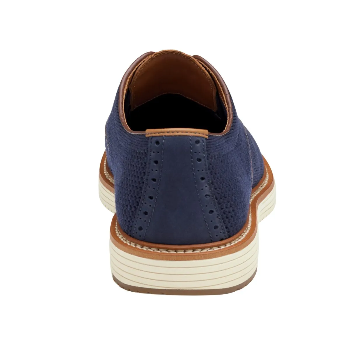 Johnston & Murphy Men's Upton Knit Wing Tip Navy