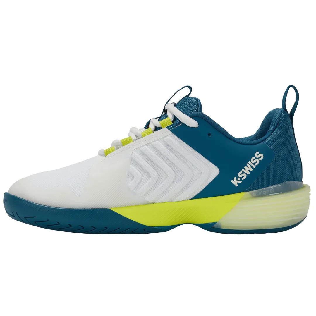 K Swiss Ultrashot 3 AC Men Tennis Shoes - White/Celestial/Primrose