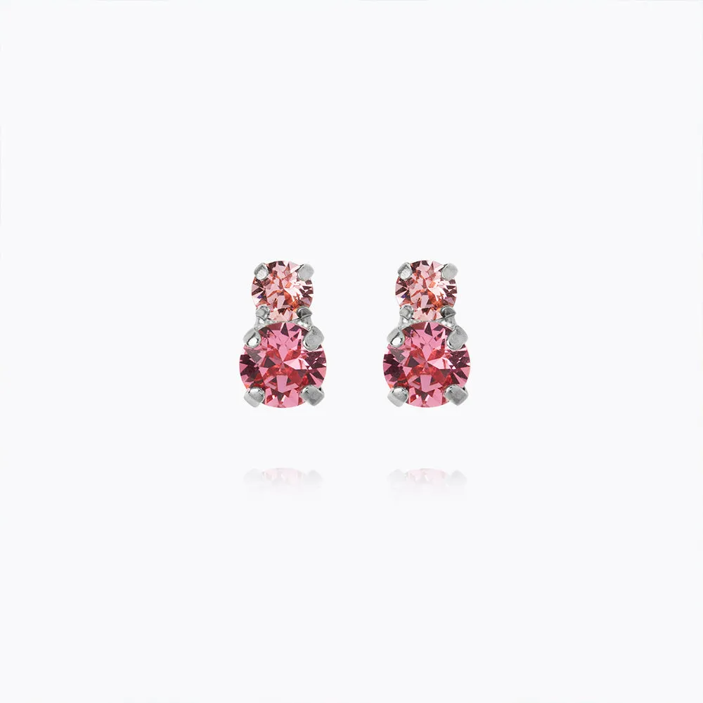 Leah Earrings / Rose Combo