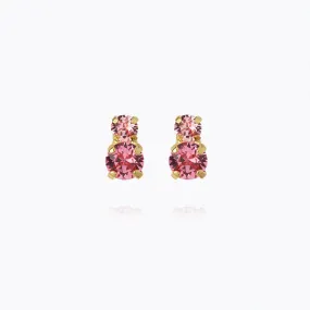 Leah Earrings / Rose Combo