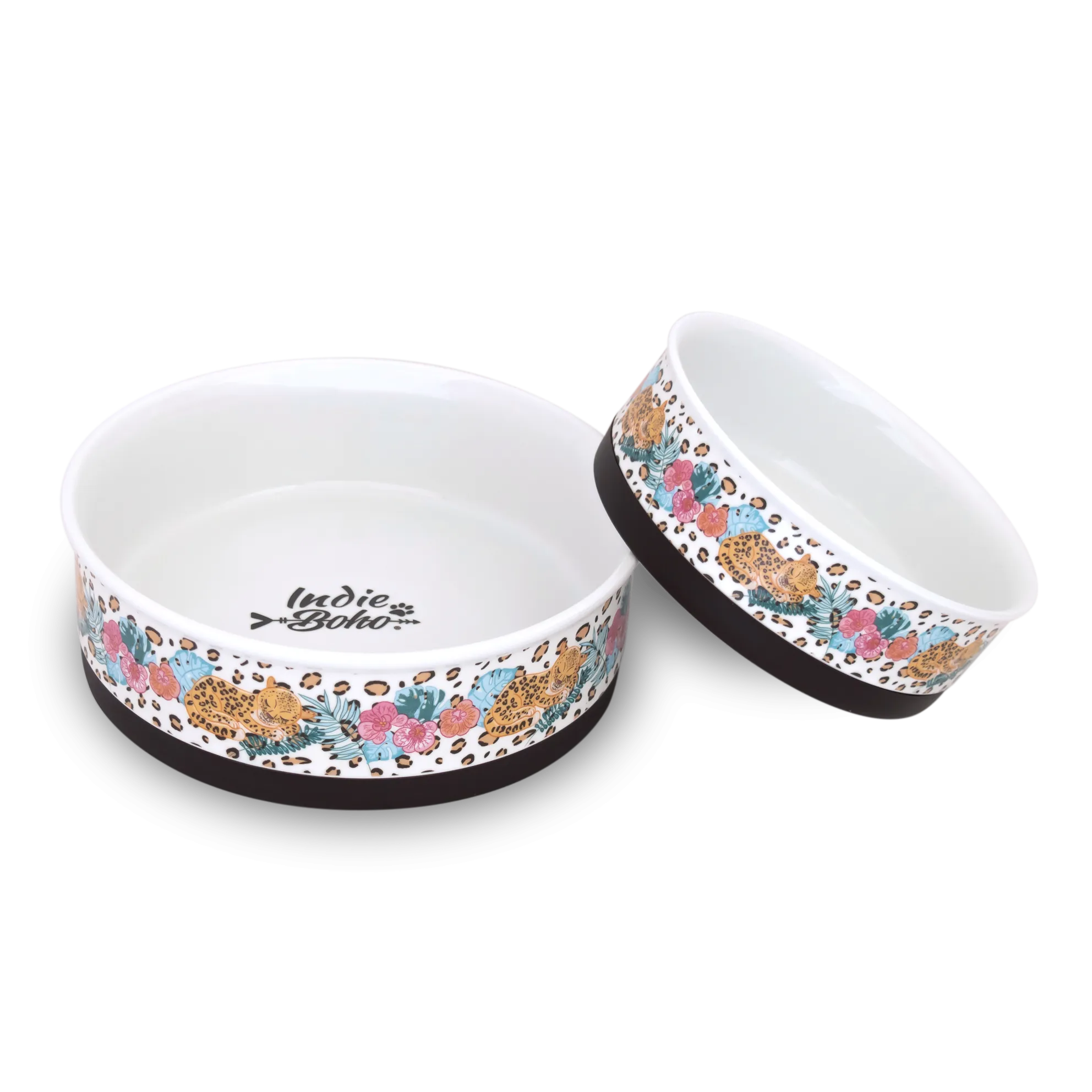 Leopard Luxe - Ceramic Dog Bowls