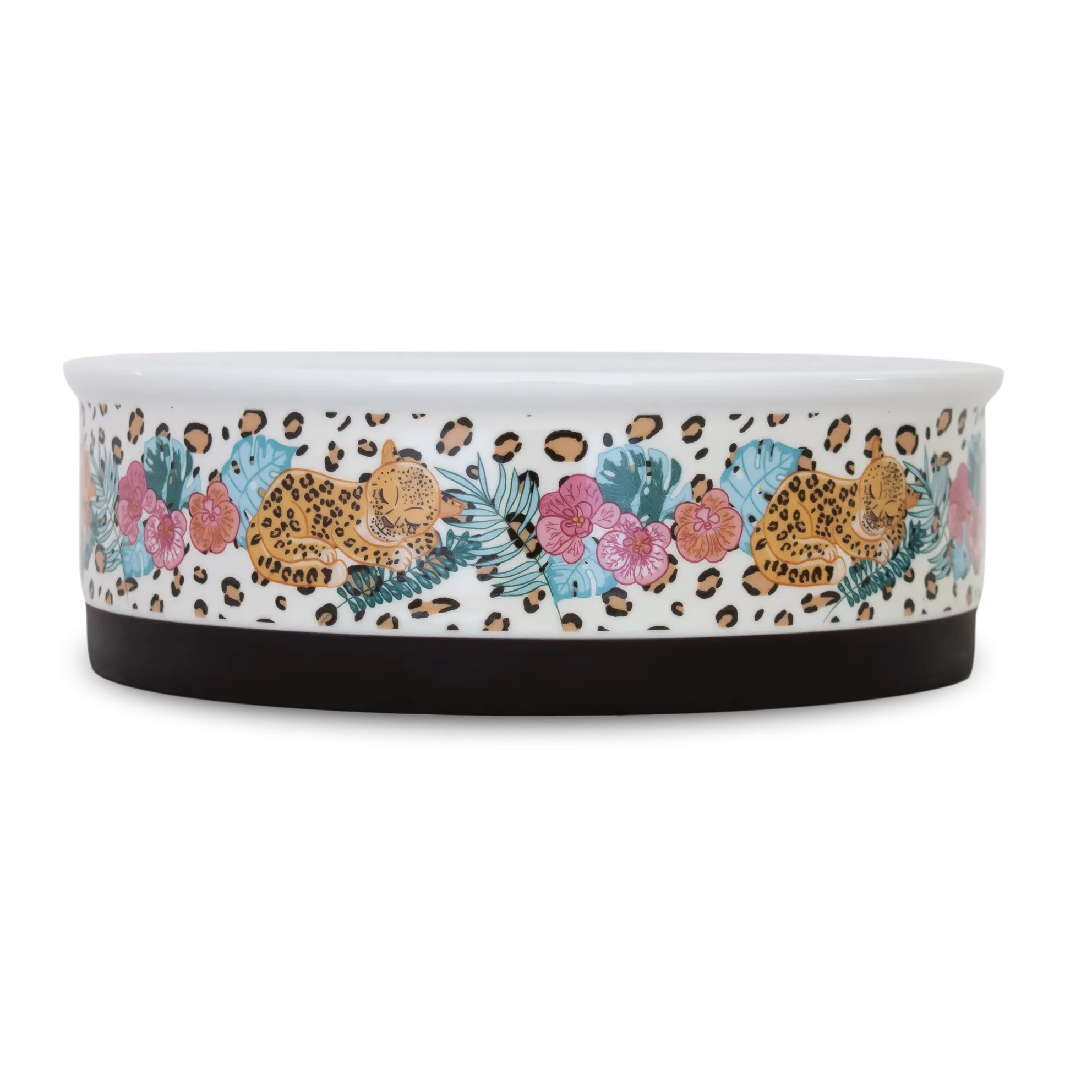 Leopard Luxe - Ceramic Dog Bowls