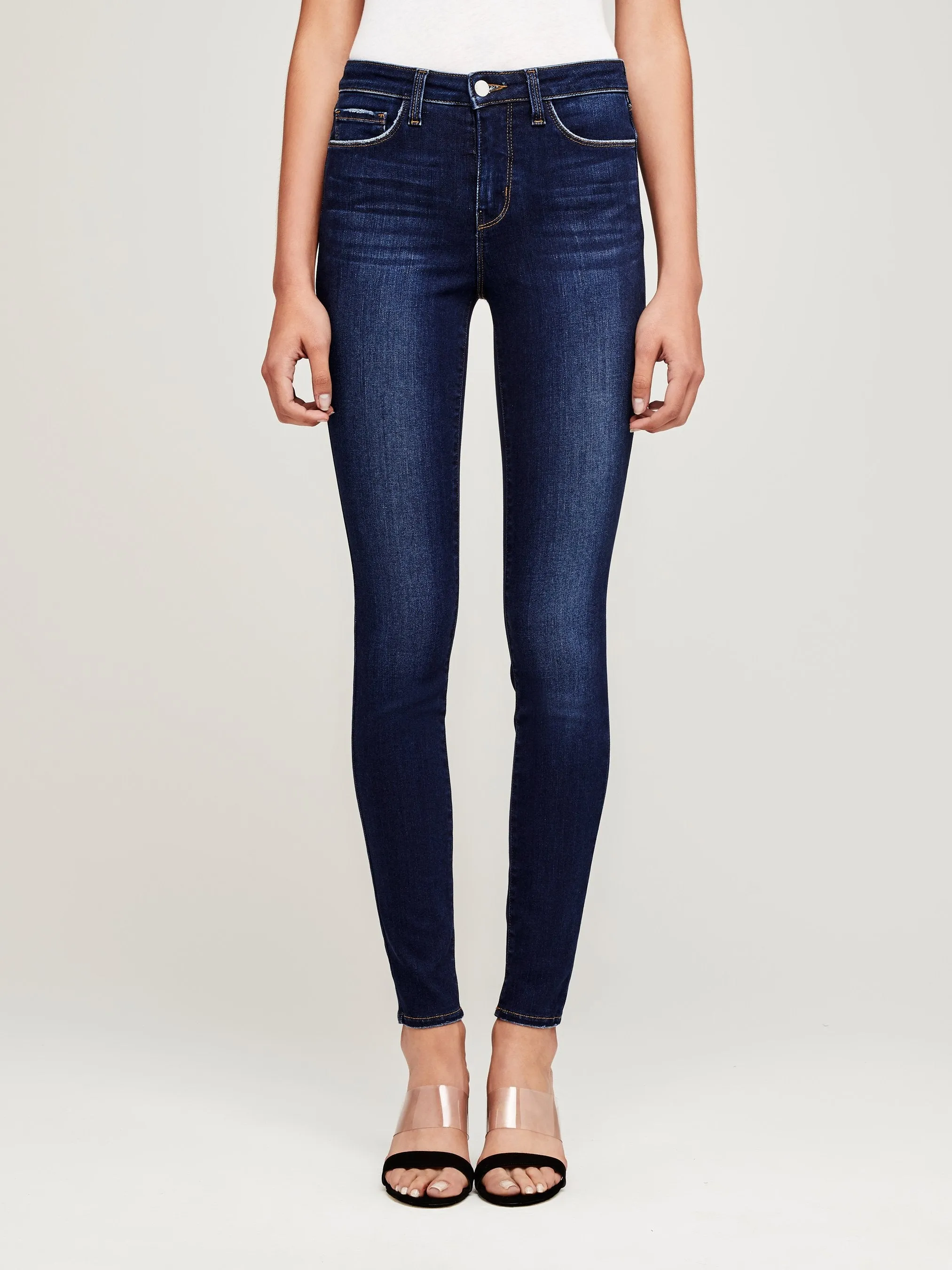 MARGUERITE HIGH RISE SKINNY (BALTIC) - L'AGENCE