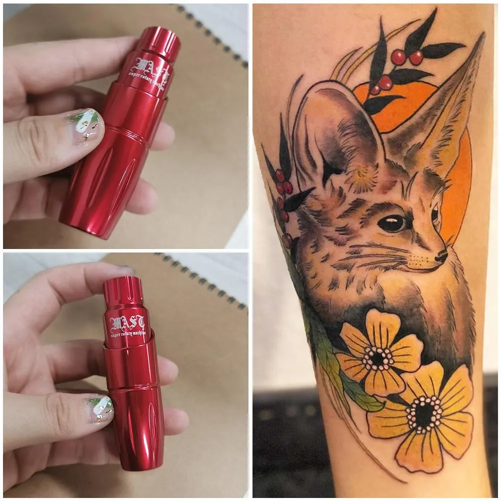 Mast Tour with Tattoo Battery Pen Machine Set Wireless Power Supply RCA Tattoo Kit Motor Pen Supplies