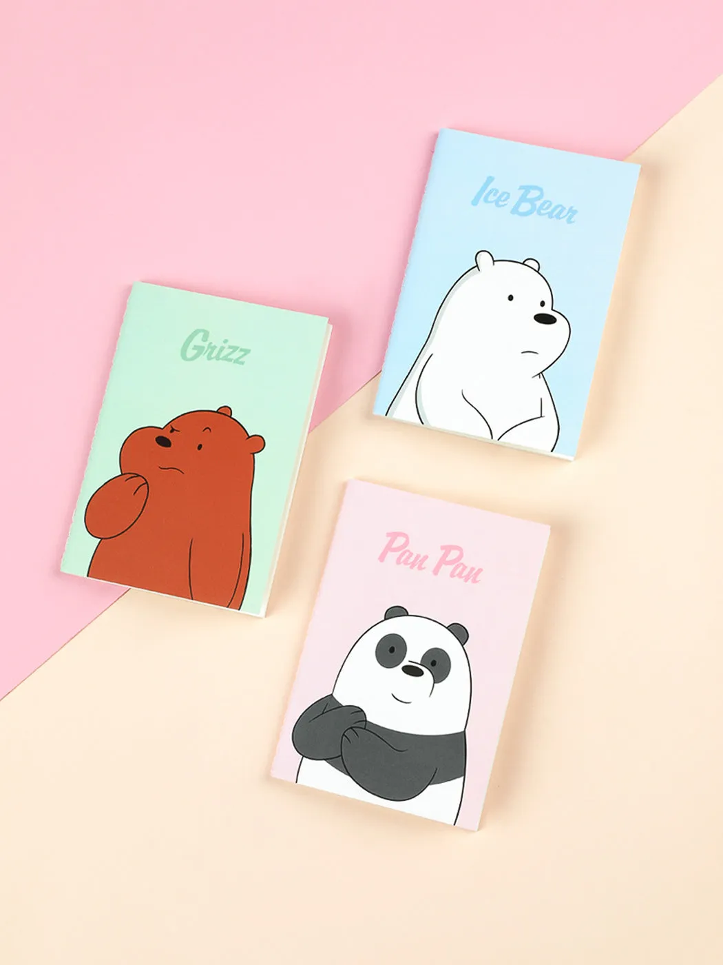 MINISO We Bare Bears 4.0 -Small Stitchbound Book(4pcs)-Random Color