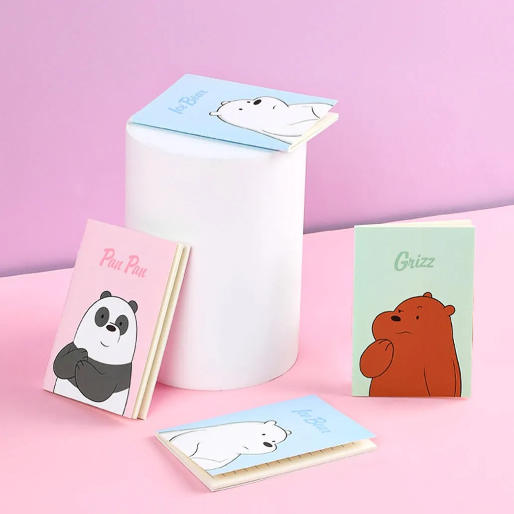 MINISO We Bare Bears 4.0 -Small Stitchbound Book(4pcs)-Random Color