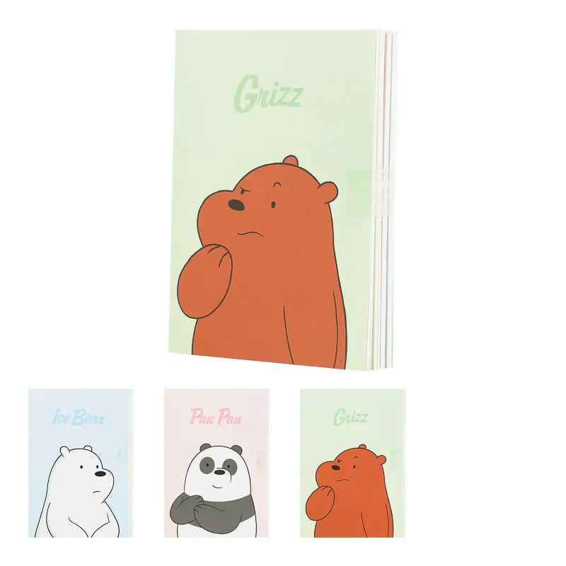 MINISO We Bare Bears 4.0 -Small Stitchbound Book(4pcs)-Random Color