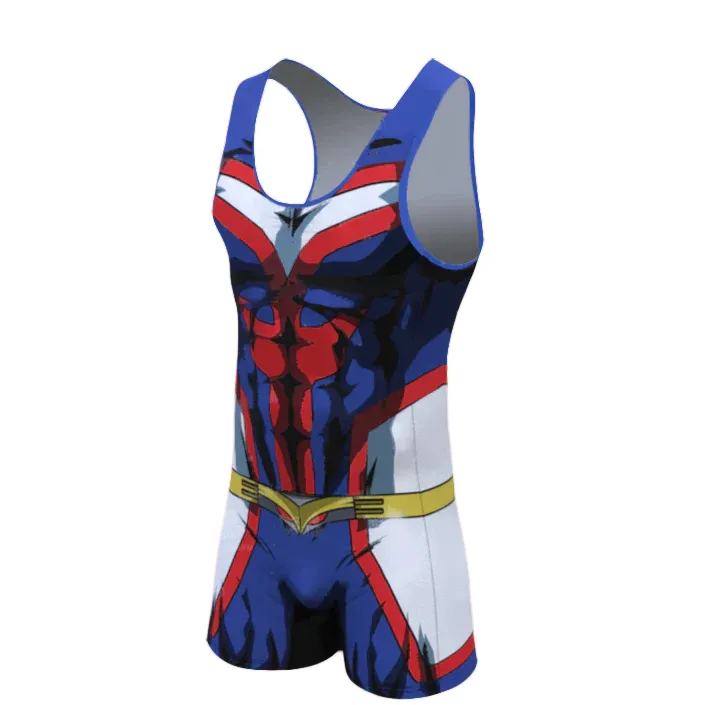 My Hero Academia 'All Might' Men's Powerlifting Singlet