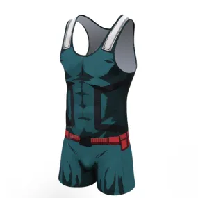 My Hero Academia 'Deku' Men's Powerlifting Singlet