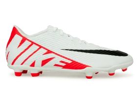 Nike Men's Zoom Mercurial Vapor 15 Club FG/MG White/Red